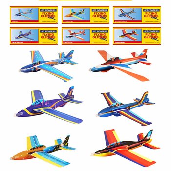 XXL Foam Airplanes Display (24 pcs)
