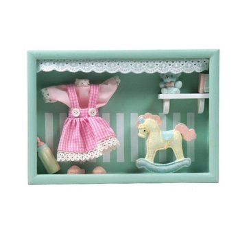WOODEN 3D CHILDREN ROOM WALL DECORATION - MODEL 2 (4pcs.)
