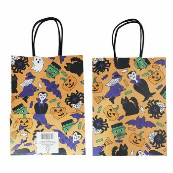 Halloween Paper Gift Bags 16x9x22 cm (12 pcs)