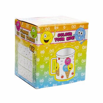 SMILEY - COLOUR YOUR OWN DRINKING MUG (2 pcs)