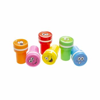 SMILEY / HAPPY FACE STAMPS IN DISPLAY (60 pcs.)