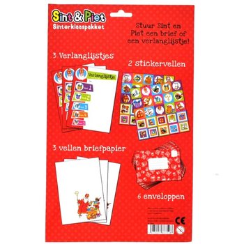 14-Piece Sinterklaas / Saint Nicholas Wish List Set (Pack of 12)