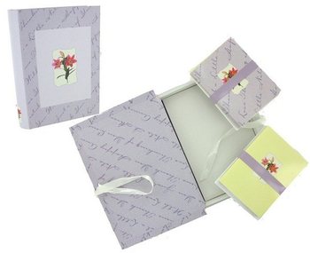 Greeting Card Book - Flower Design (2 pcs)
