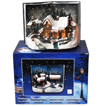 CHRISTMAS VILLAGE IN BOOK FORM WITH GLOW LIGHTING