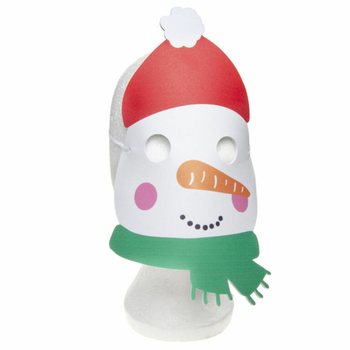 Christmas Foam Masks Assortment - Santa, Reindeer & Snowman (48 pcs)