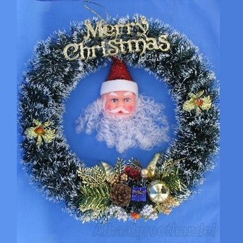 CHRISTMAS DOOR DECORATION - ROUND (2 pcs)