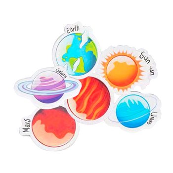 Planet Erasers in Display (24 pcs)