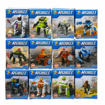 Robot Building Bricks (12 pcs Display Box)
