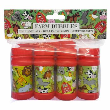 FARM ANIMAL BUBBLE BLOWER 50ML (4 pcs.)