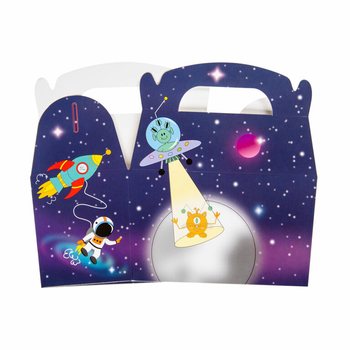 Space Treat Boxes / Party Favor Boxes 12x12.5x6 cm (12 pcs)