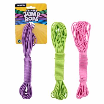 OUTDOOR FUN - Chinese Jump Rope Skipping Elastic, 10 Meters (6 pcs)