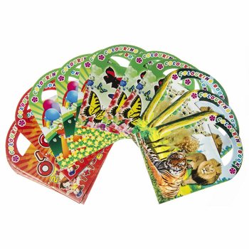 Small Mixed Coloring Books with Stickers (12 pcs)
