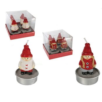 4 tealight dolls CHRISTMAS IN GIFT BOX (12pcs.)