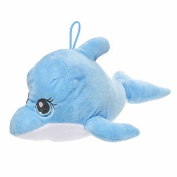 Large Plush Dolphin, 35 cm - Mixed Colors (6 pcs)
