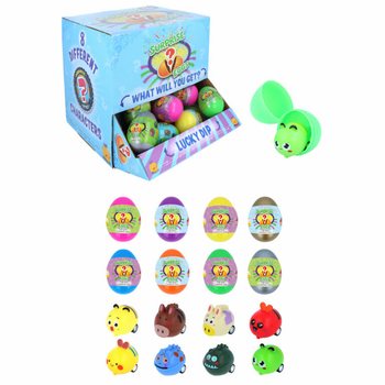 Pull Back Farm Animals Surprise Egg Display (48 pcs)