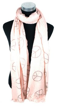 Ibiza Style Scarf Salmon Peace (1 pc)