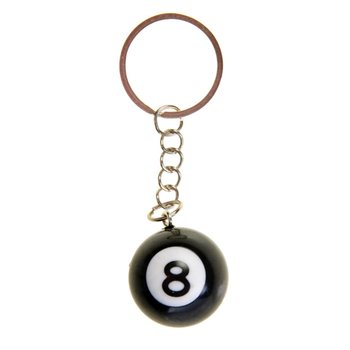 8-BALL BILLIARD BALL KEYRINGS (48pcs.)