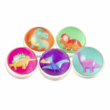 Dinosaur Bouncy Balls Ø 3.2 Cm. (50 Pcs)