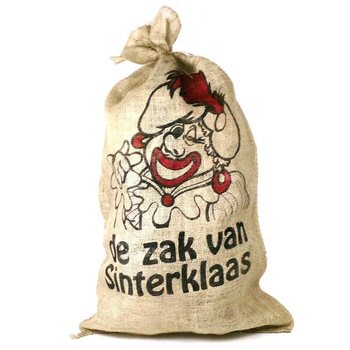 Large Jute Sack for Saint Nicholas & Santa Claus