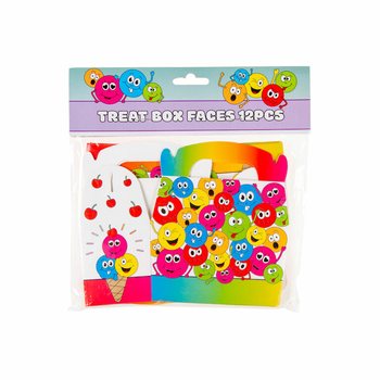 Smiley Treat Box Party Favor Box 12x12.5x6 cm (12 pcs)