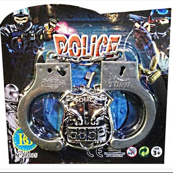 POLICE HANDBOEIEN & BADGE (24st.)