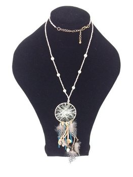 Dreamcatcher Necklace Taupe (1 pc)