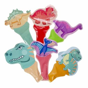 Self-Inflatable Dinosaur Hand Balloons (48 Pcs)