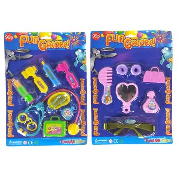 Fun Galore Girls Play Set on Card 30cm (12 pcs)