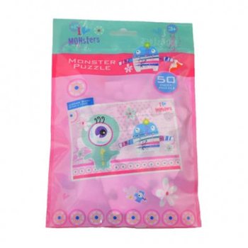 I LOVE MONSTERS GIRLS PUZZEL, 50 pieces (36pcs.)