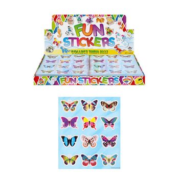 FUN STICKERS – MODEL: BUTTERFLIES (120 pcs)