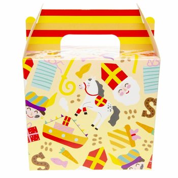 SAINT NICHOLAS MENU BOX / TREAT BOX 14x10x17 Cm. (12 pcs.)