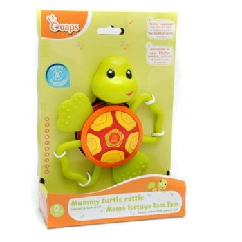 Quaps Turtle Teething Ring with Sound Effects (1 pc.)