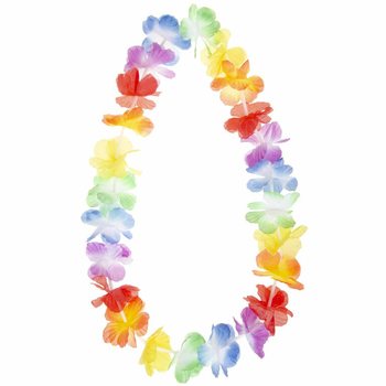 Hawaiian Lei Flower Garland - Multicolor (12 pieces)