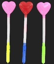 LED Glow Wand - Heart Model (10 pcs)