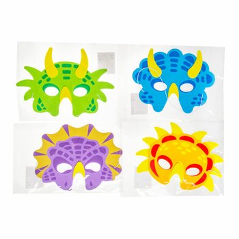 FOAM MASK MIX DINOSAURS (60pcs)
