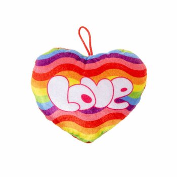 Plush Rainbow Love Heart (24 pcs)