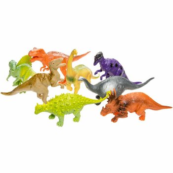 Dinosaur World: 8-Piece Large Dinosaur Figure Set