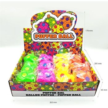 PUFFER BALL - 6.5CM - IN DISPLAY (12 pcs.)