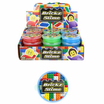 BRICKS BUILDING BLOCKS SLIME IN DISPLAY (24 pcs.)