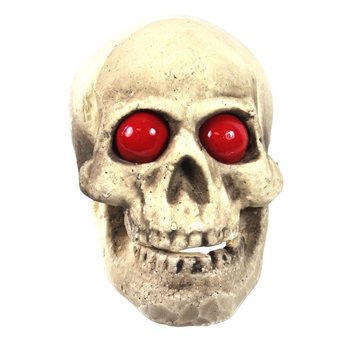 SKULL DECORATION WITH FLASHING EYES (2st.)