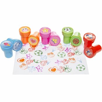 Assorted Stamps in Counter Display (60 Pcs) - Wholesale Toys