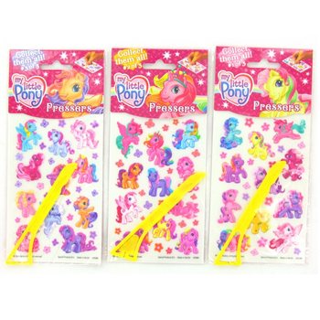 MY LITTLE PONY RUB-ON TRANSFERS / STICKERS (24 pcs)