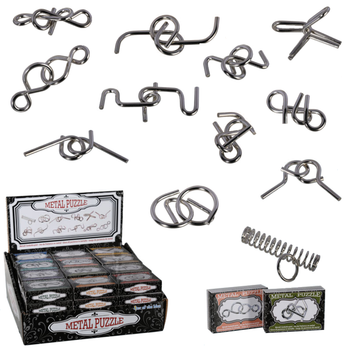 METALS PATIENCE GAMES IN DISPLAY (48pcs.)