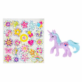POCKET UNICORN - UNICORN + STICKERS IN GIFTBAG - IN DISPLAY (24pcs)