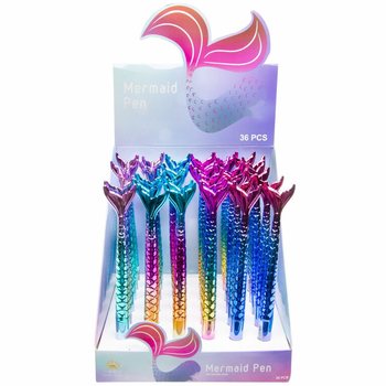 Mermaid Tail Ballpoint Pen Display (36 pcs)