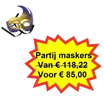 Job Lot Venetian Masks (164 pcs.)