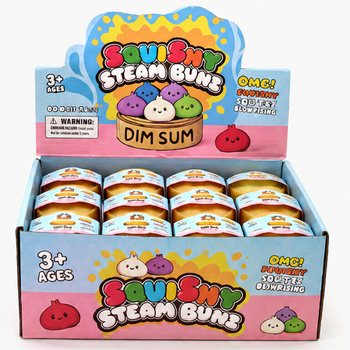 RAGE - Squishy Bun Dumplings SMALL (Dim. 5.5 x 5.5 x 3 Cm) - Viral 2026 Fidget Toy (24 pcs.)
