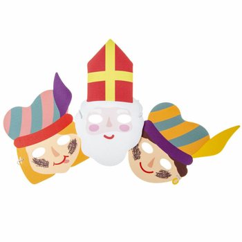 SAINT NICHOLAS - SAINT NICHOLAS & PIETS FOAM MASKS (48 pcs.)