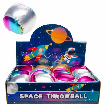 PLUSH METALLIC THROW BALL - SPACE (12 pcs)