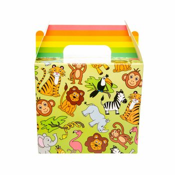 Jungle Animals Treat/Menu Boxes (12 pcs)